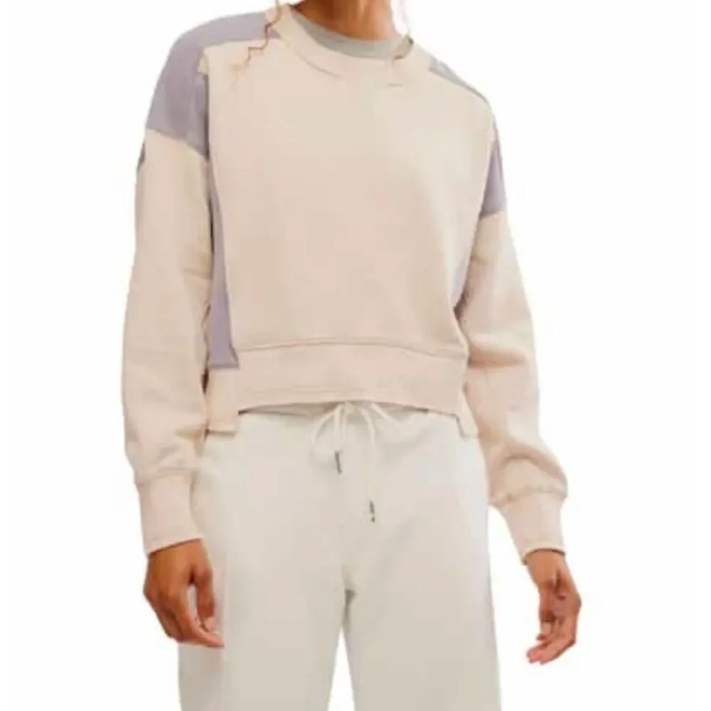 Free People Women's Intercept Colorblock Pullover size xs